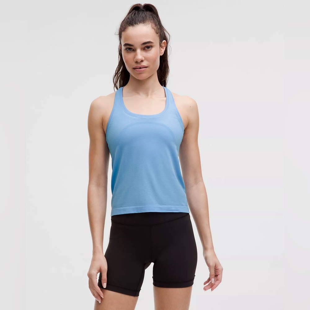 Lululemon Swiftly Tech Racerback Tank Top 2.0 Race Length Aero Blue AEBL